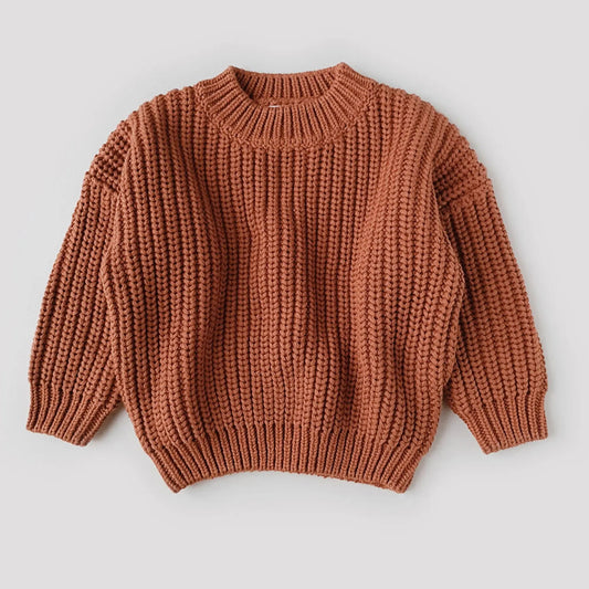 Chunky Knit Sweater CHESTNUT
